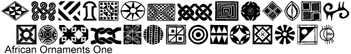 African Ornaments One